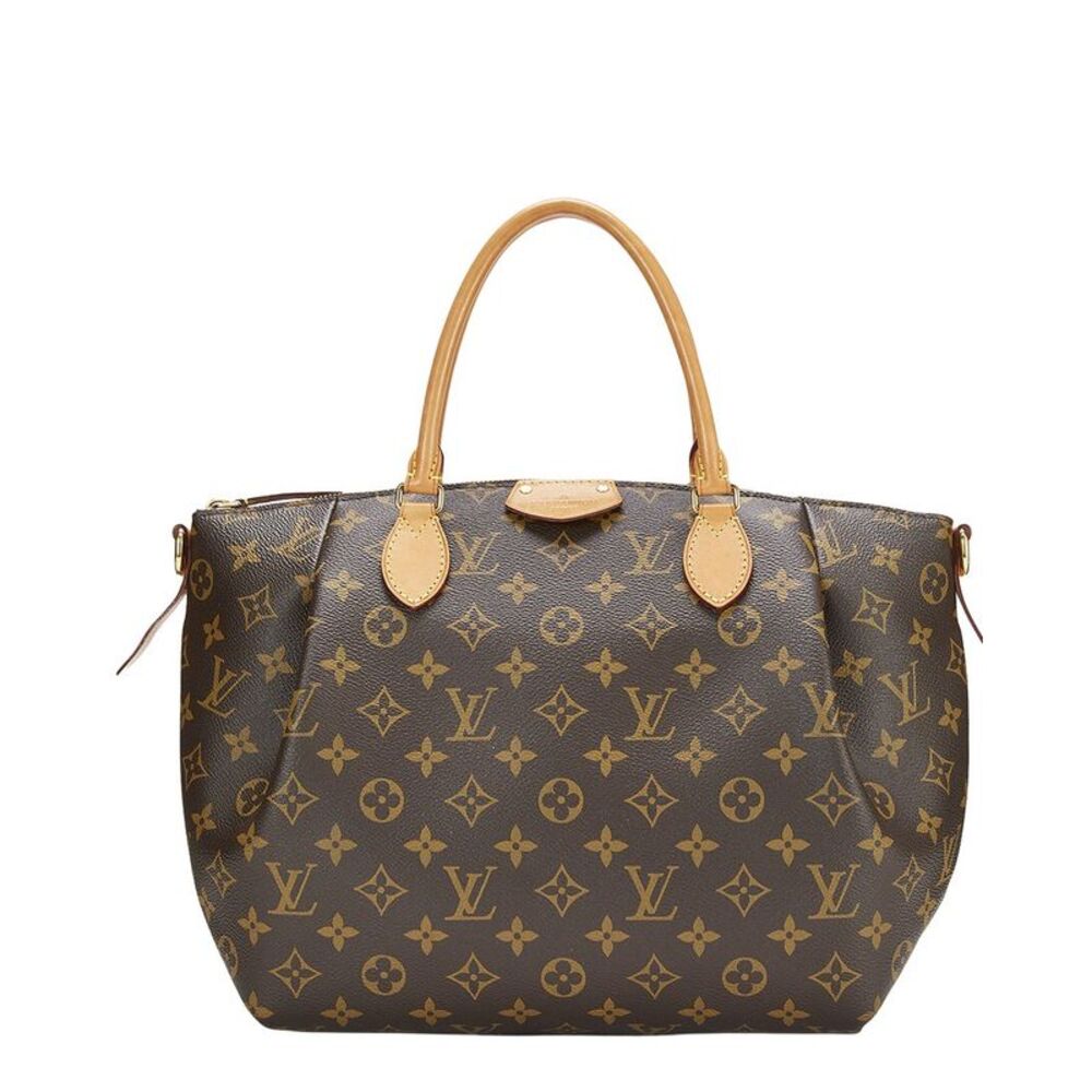 Louis Vuitton Brown Monogram Coated Canvas Turenne Mm (Authentic Pre-Loved)